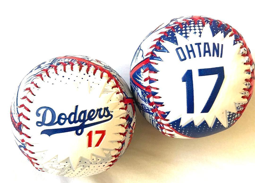 【海外限定】大谷翔平 ボール ロサンゼルス ドジャース 漫画風デザイン MLB