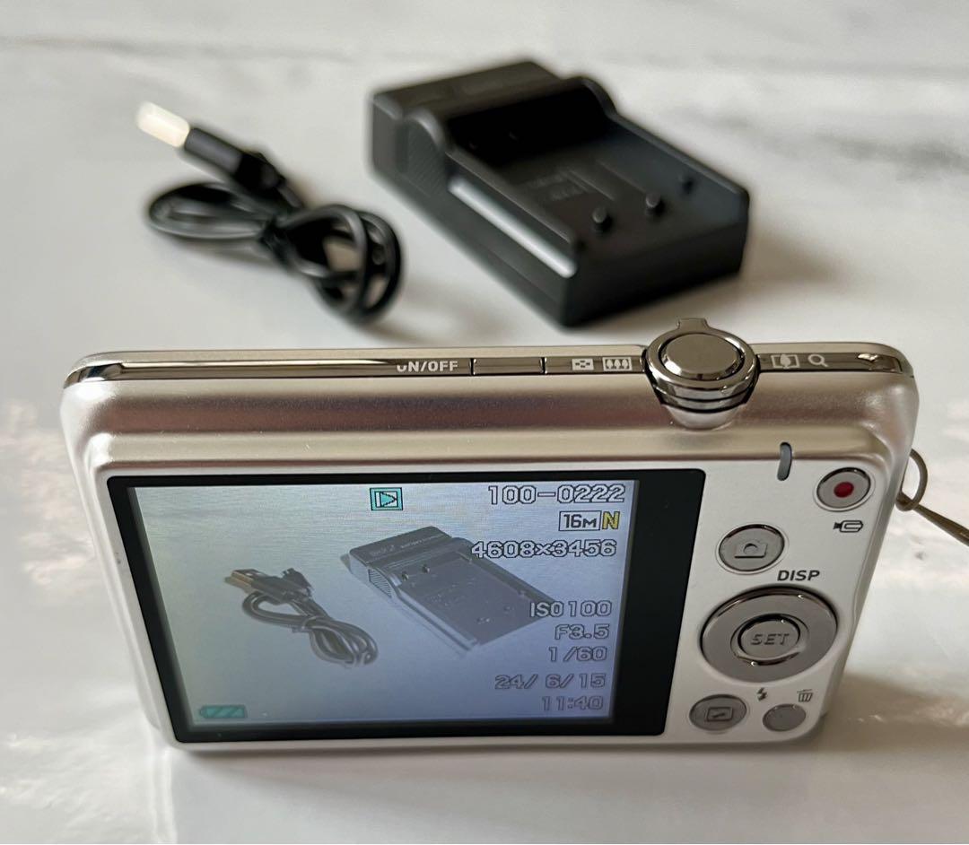 CASIO カシオ EXILIM EX-ZS28 シルバー SDカード付
