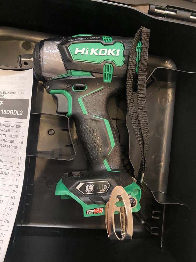 HIKOKIコードレスインパクトレンチ WR14DBDL2目立った傷や汚れなし