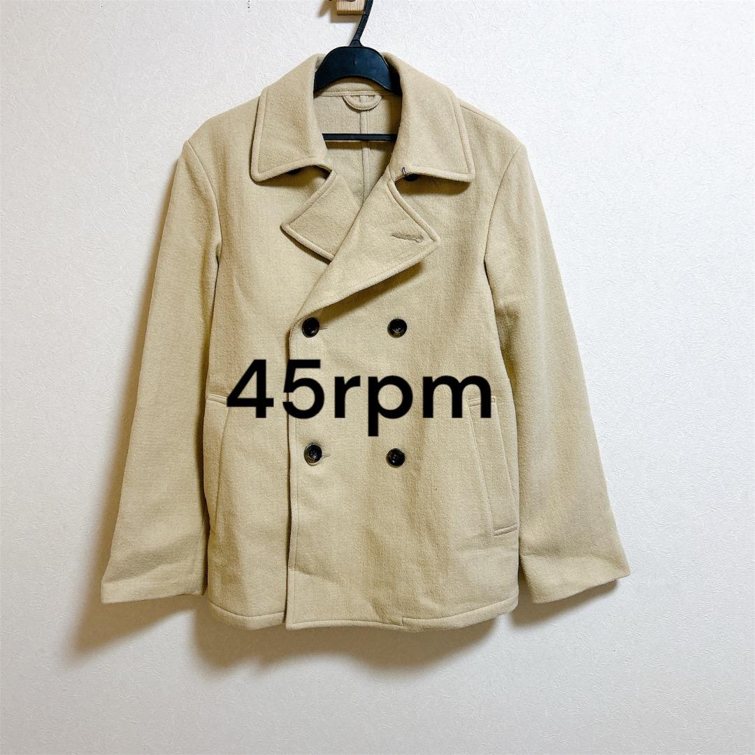 45rpm ピーコート刺繍 ベージュ