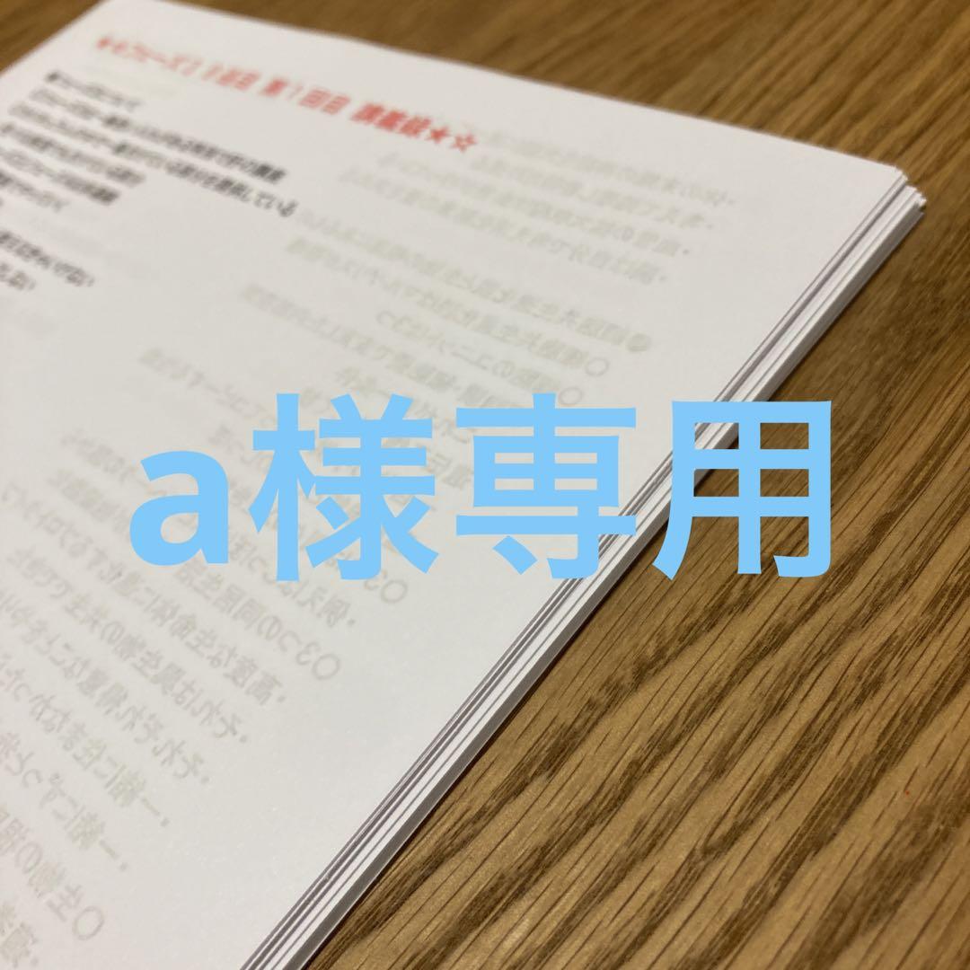 a様専用 富の現実化セミナー a様専用 富の現実化セミナー