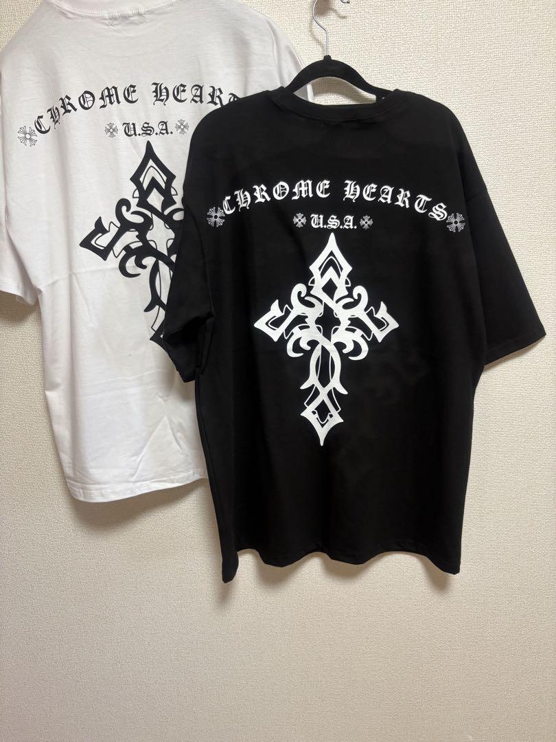 クロムハーツ ホースシュー 新作Tシャツ BLACK