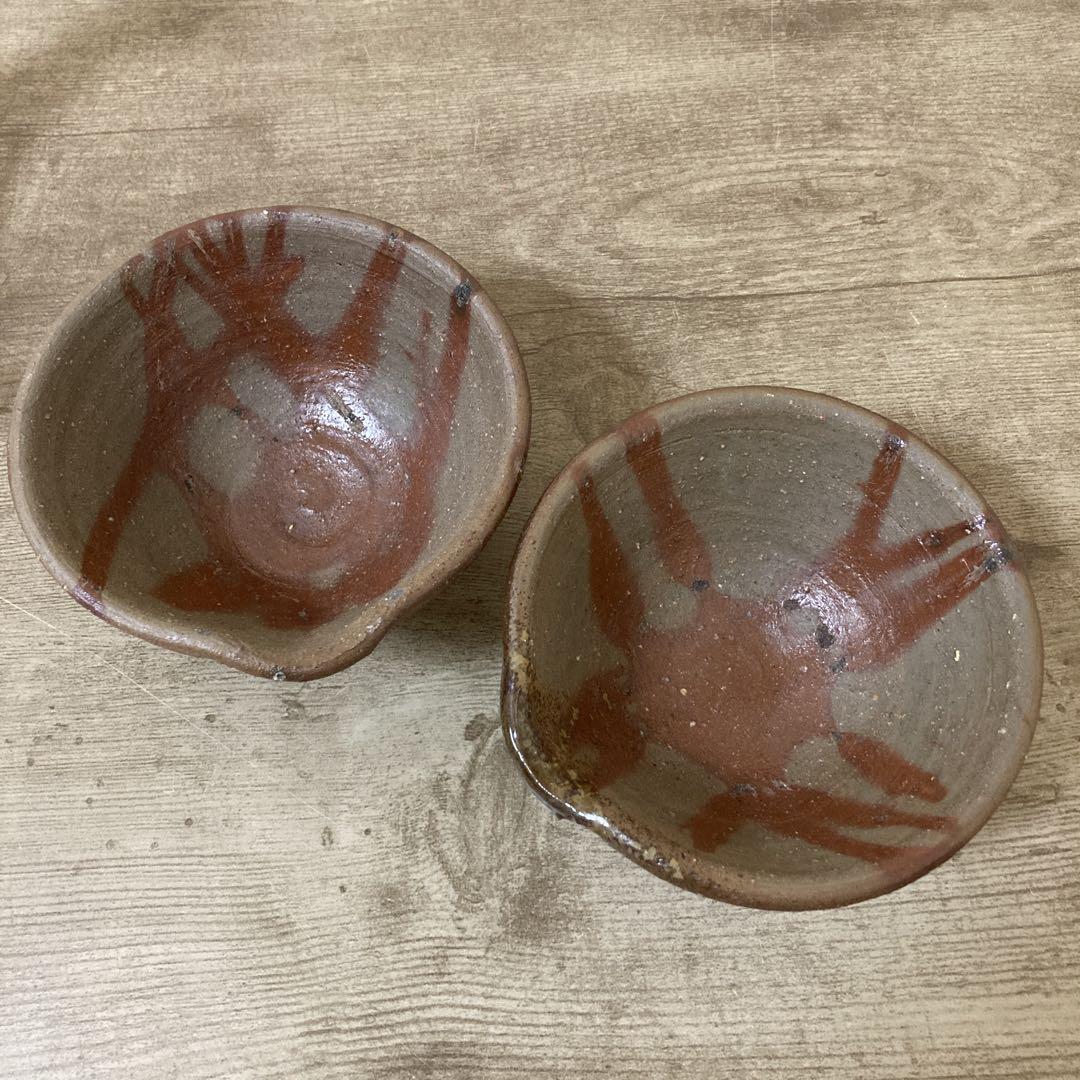 備前焼　茶器揃え　宝瓶　湯冷まし　茶碗　作家物　在銘