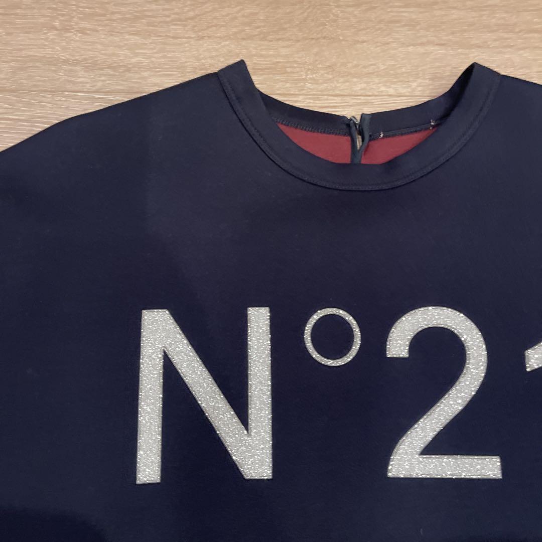 N°21 ネイビー スウェットトップス