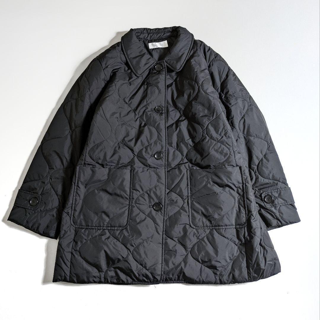 ドゥクラッセ/現行品 XXL すごく軽い◎キルティングジャケット ブラック ドゥクラッセ/現行品 XXL すごく軽い◎キルティングジャケット ブラック