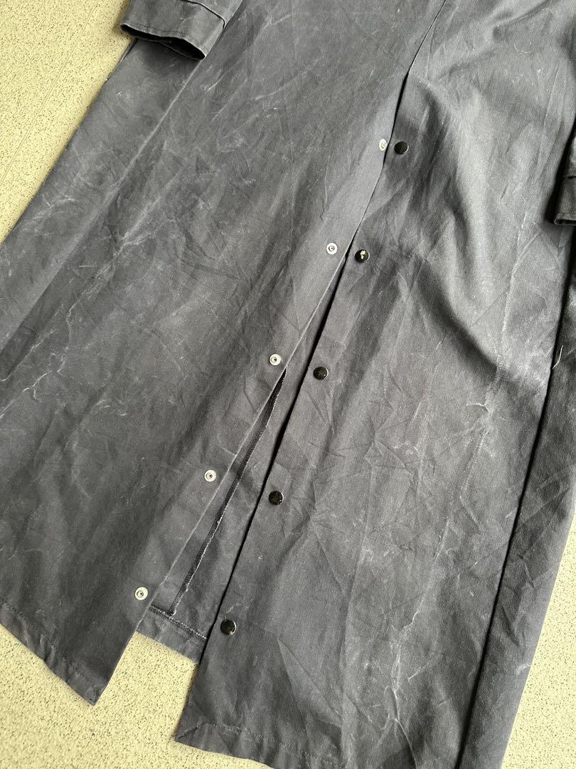 ジャケット・アウター corduroy collar maxi length coat