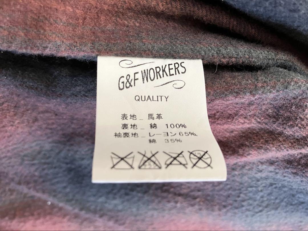 G&F 黒レザージャケット