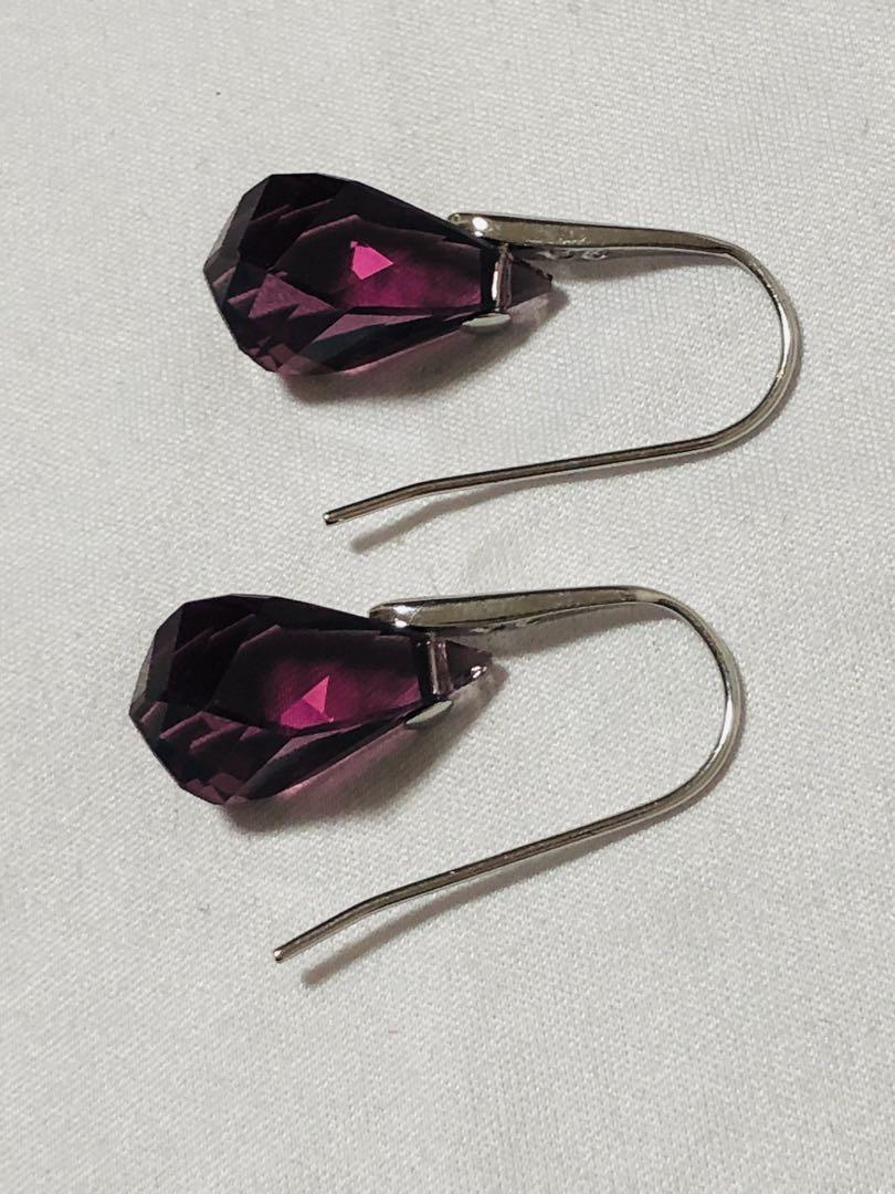 スワロフスキー Swarovski 正規品 大粒 ドロップピアス