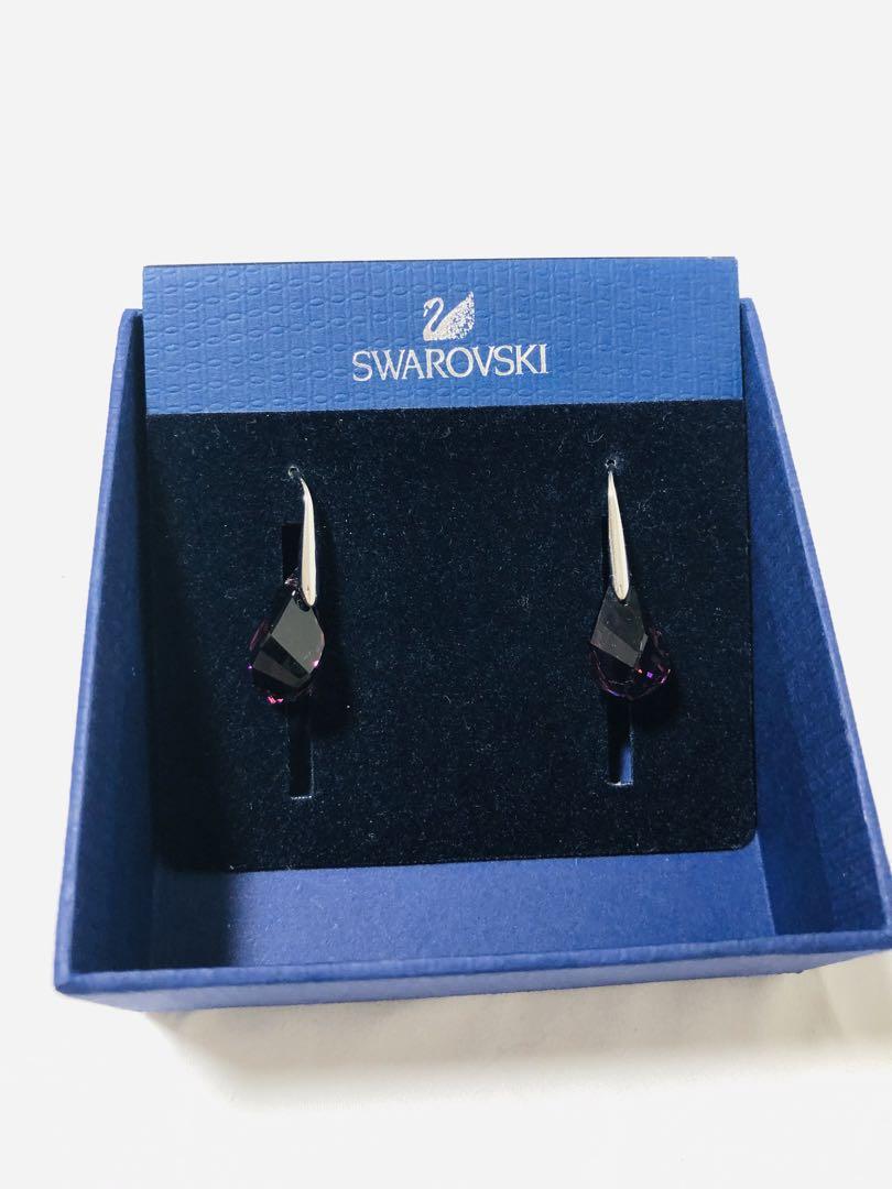 スワロフスキー Swarovski 正規品 大粒 ドロップピアス