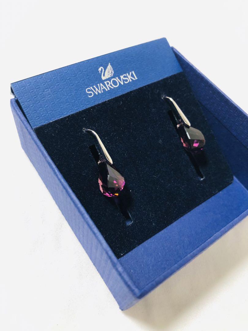 スワロフスキー Swarovski 正規品 大粒 ドロップピアス