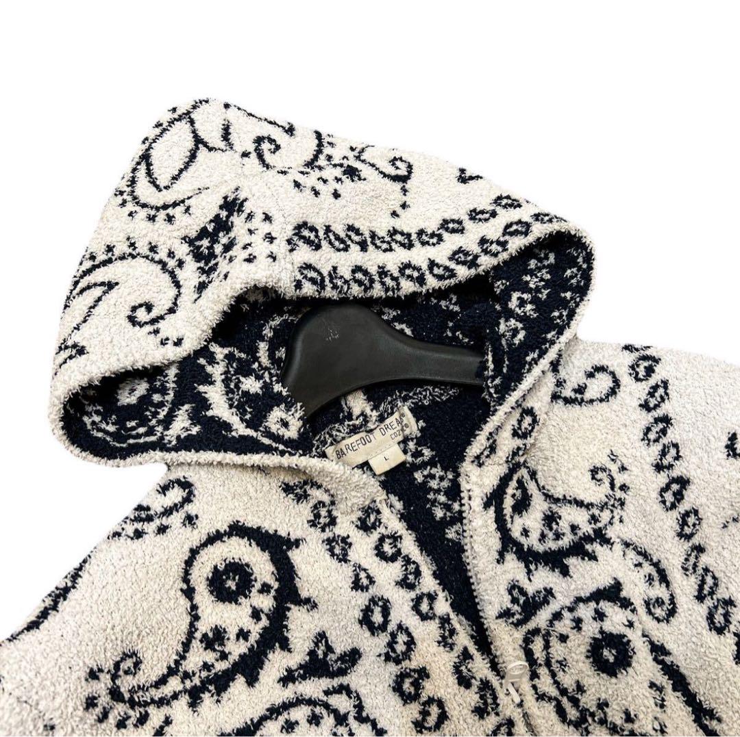 美品BAREFOOT DREAMS x Ron Herman ペイズリー L RON HERMAN × BAREFOOT DREAMS ペイズリーフーディ トップス
