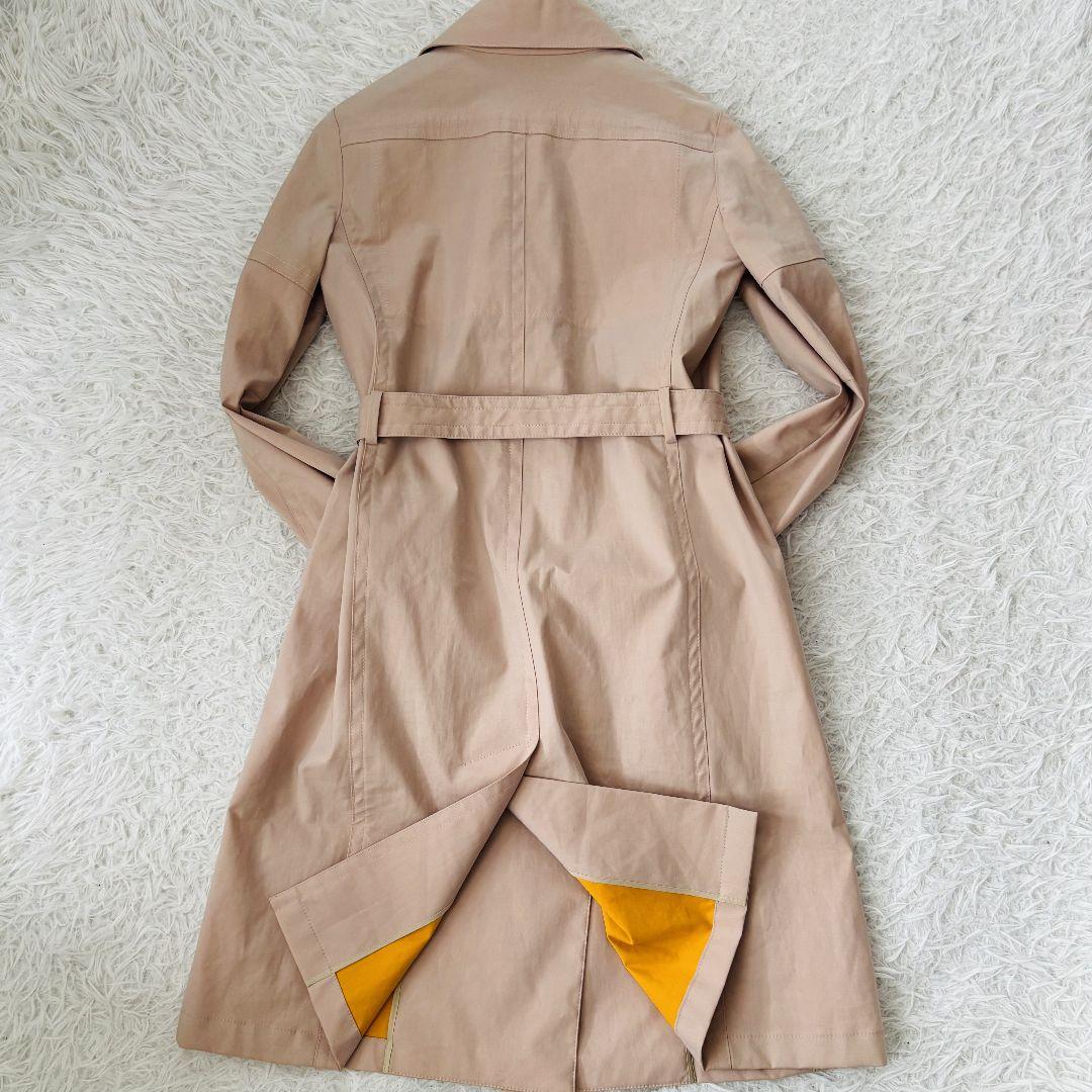 美品✨セリーヌ　ロング丈トレンチコート36　ロゴベルト　ハンガー付　確実正規品