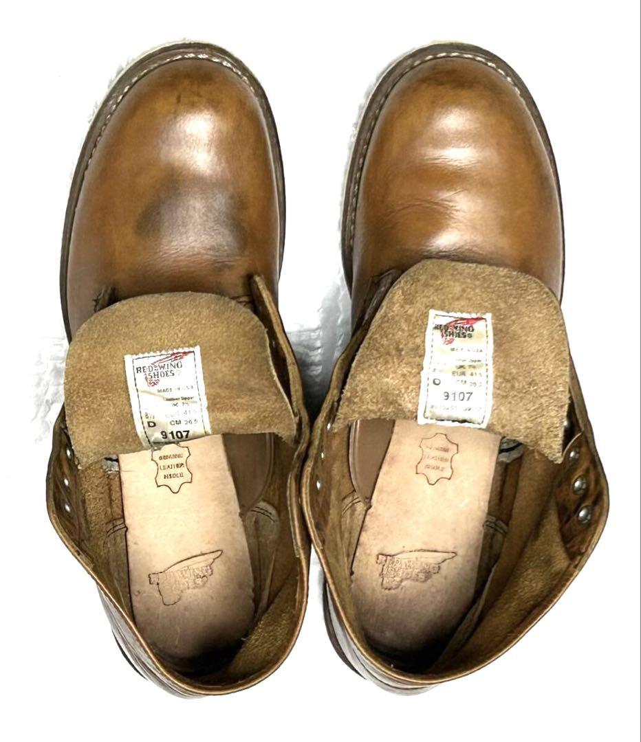 【8.5/D】9107 RED WINGレッドウィング◆ハーレーUSAショベル