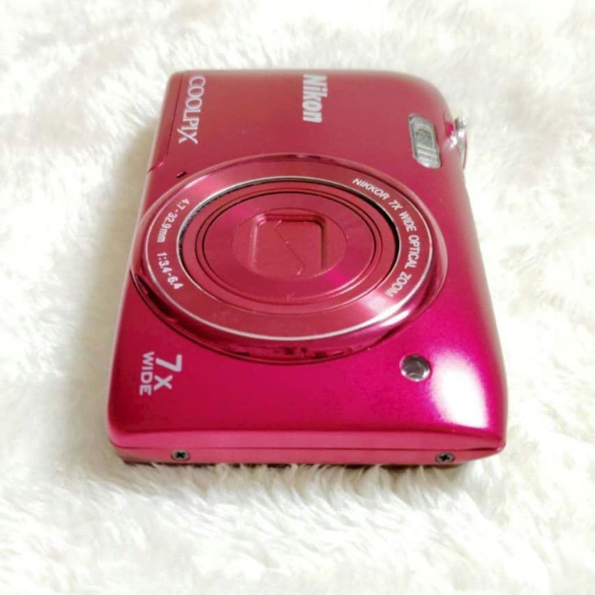 美品✨Nikon COOLPIX S3400 レッド バッテリー 充電ケーブル 美品✨Nikon COOLPIX S3400 レッド バッテリー 充電ケーブル