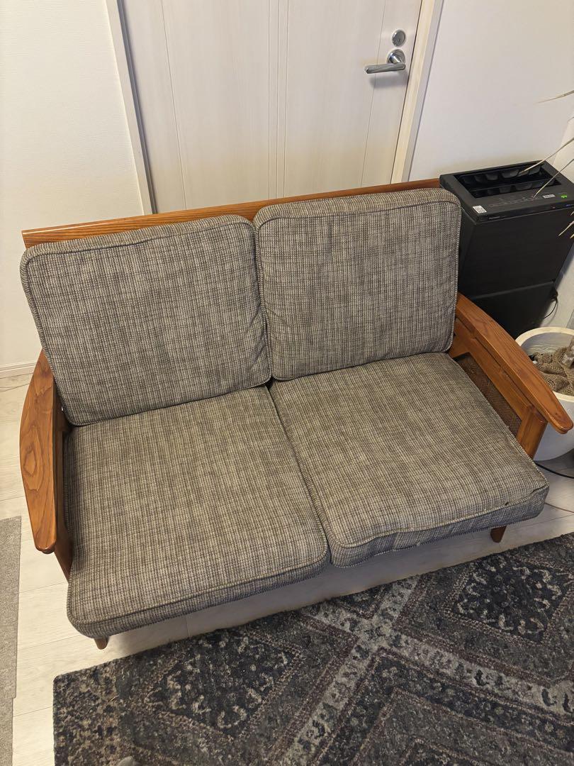 acme furniture アクメファニチャー wicker sofa 2P