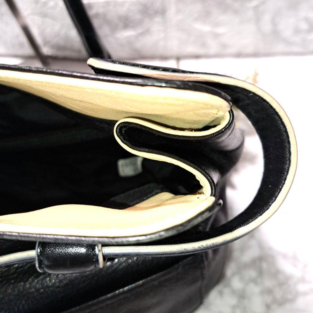 ✨️素敵✨️アニエスベー トートバッグ ビジネス レザー 黒