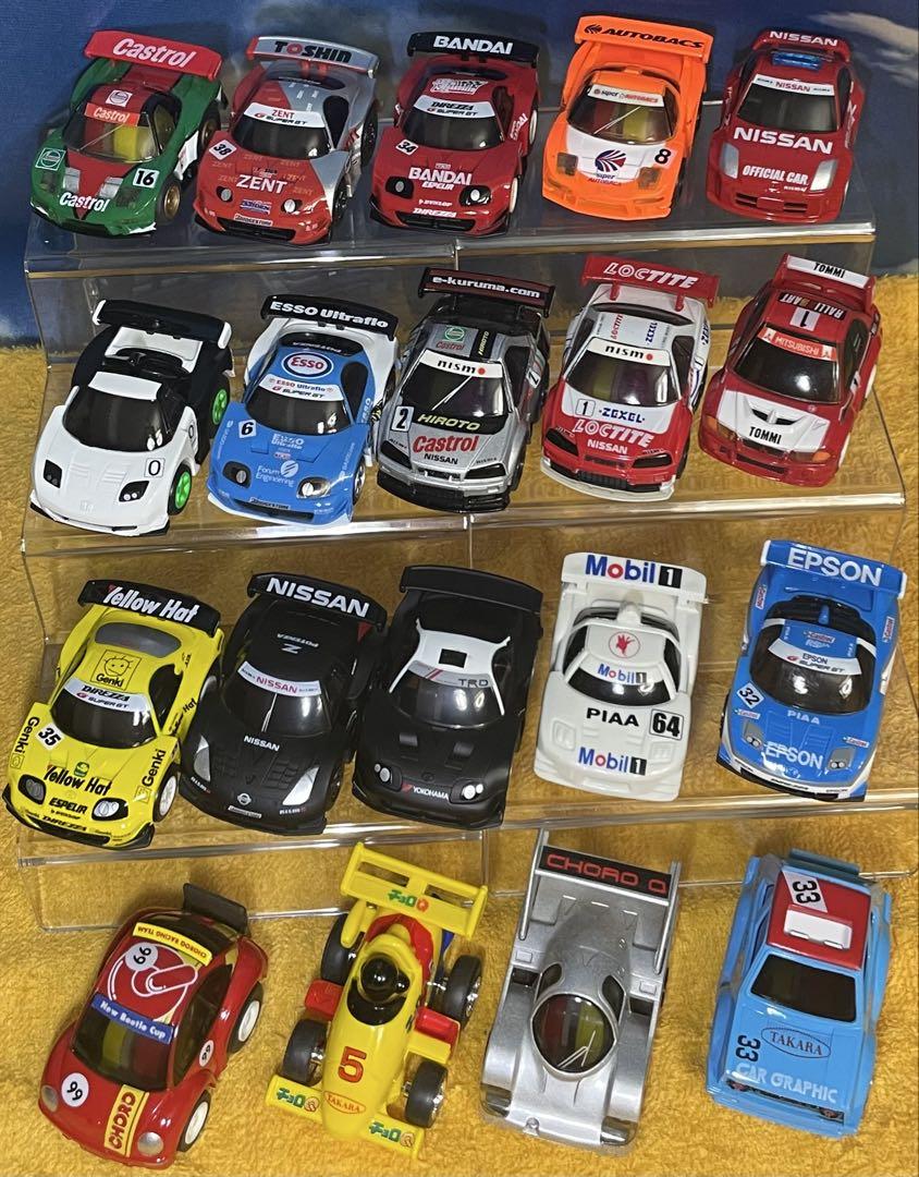 チョロQミニカーセット 50台 レースカー ディスプレイケース付き