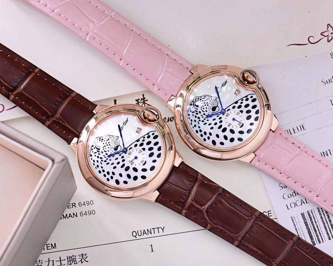 Cartier レオパードプリント 時計