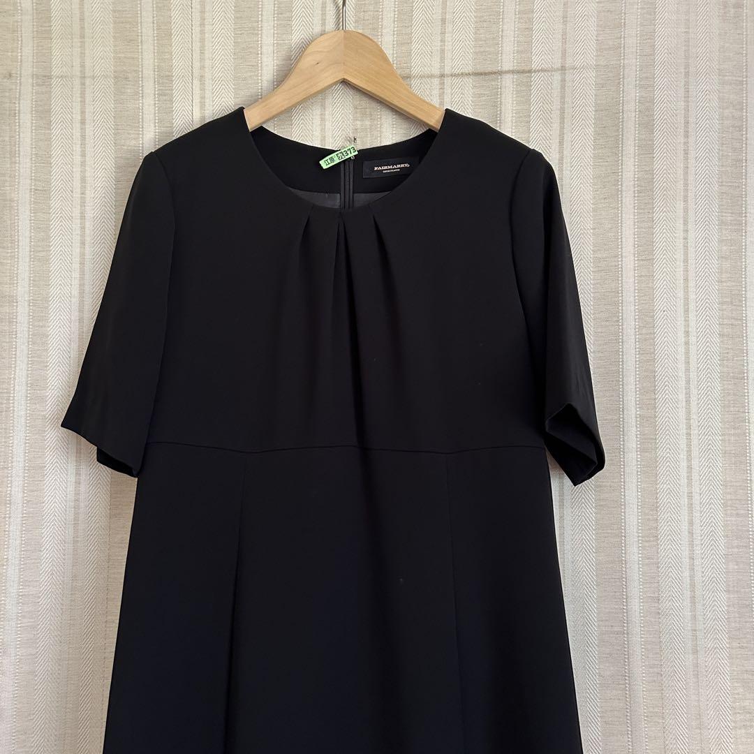 美品【FAIRMARRY】フェアマリー　レース　Aライン　ワンピース／13号 美品！大きいサイズ13号FairMarryブラックフォーマル 礼服