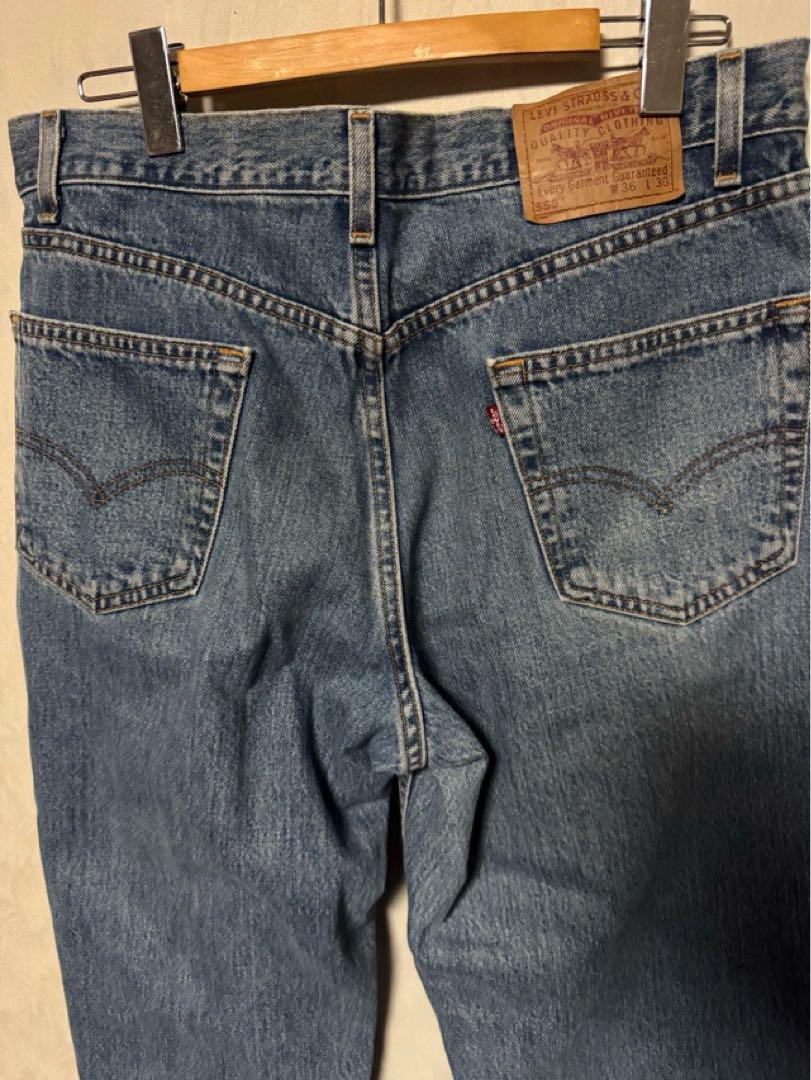 リーバイス 550 ジーンズ デニム USA製 RELAXED FIT W36