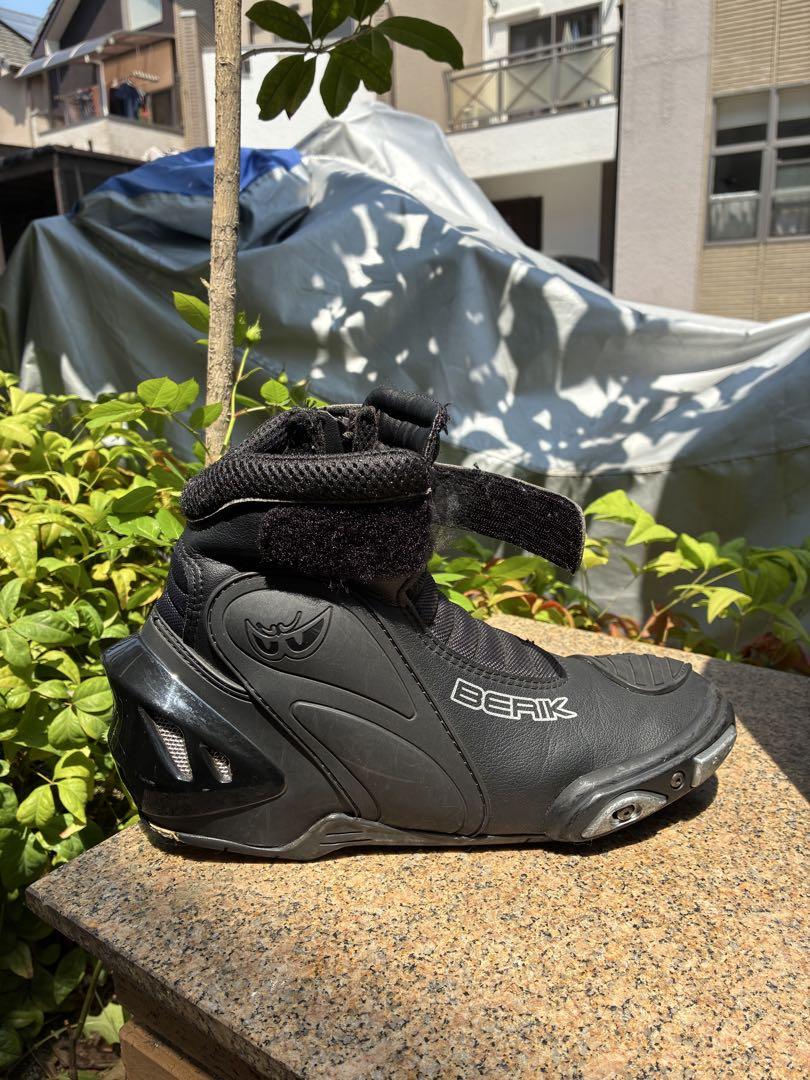 BERIK レーシングショートブーツ BLACK（中古）