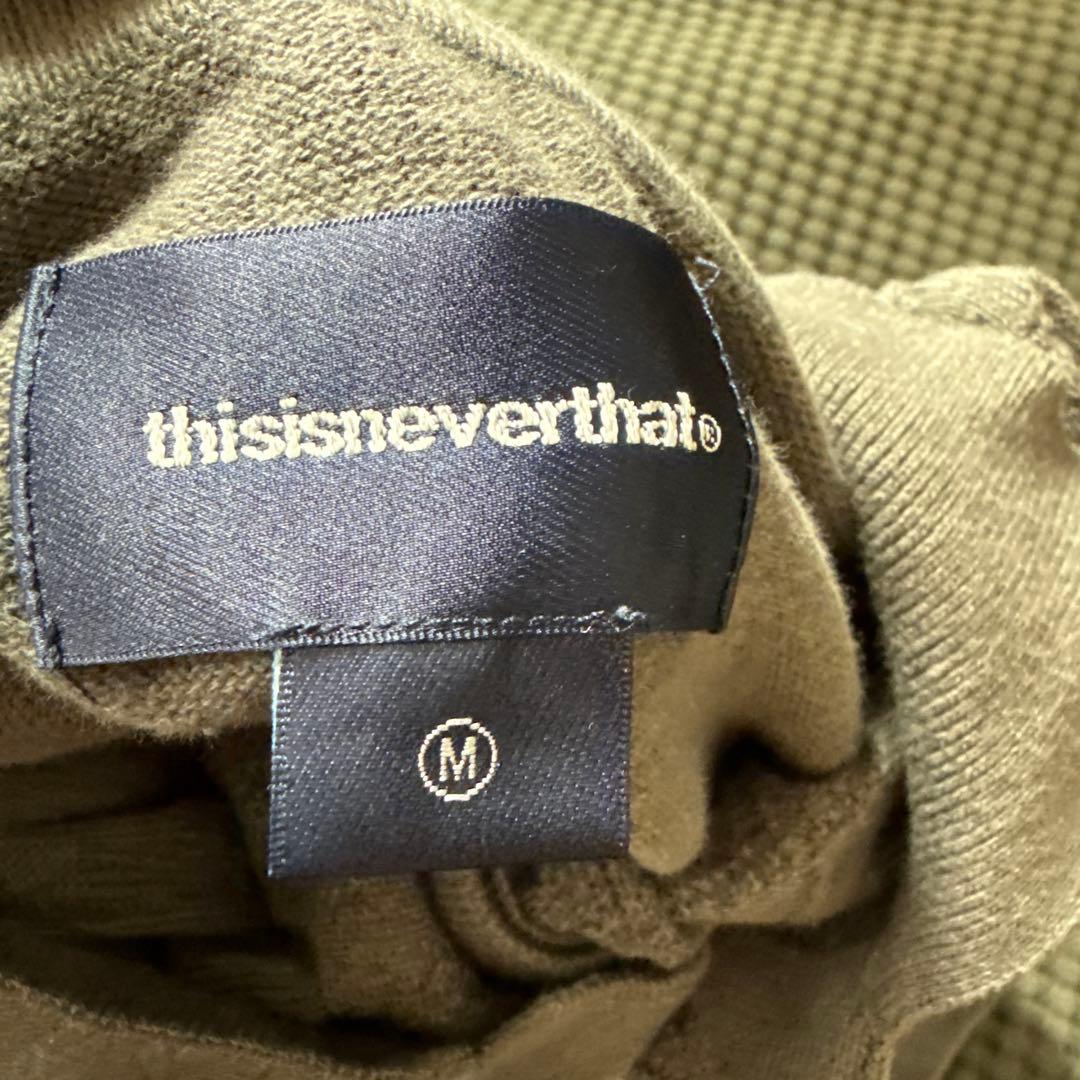 thisisneverthat ニットポロシャツ　M