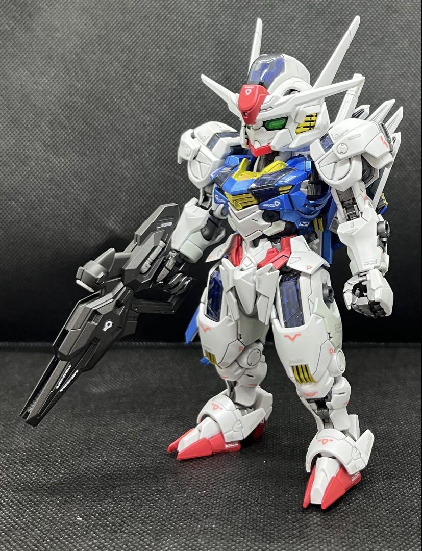 MGSD ガンダムエアリアル　半ツヤメタリック塗装済完成品