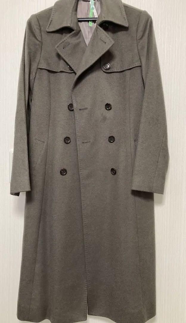 カシミヤ100% 【美品】ANAYI ロングコート　トレンチコート