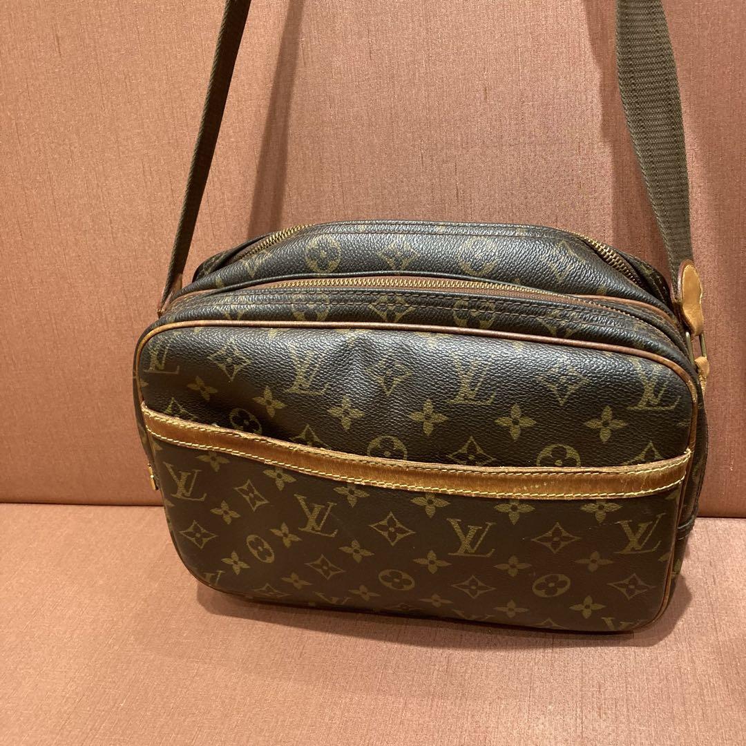 LOUIS VUITTON ヴィトン リポーター ショルダーバッグ モノグラム