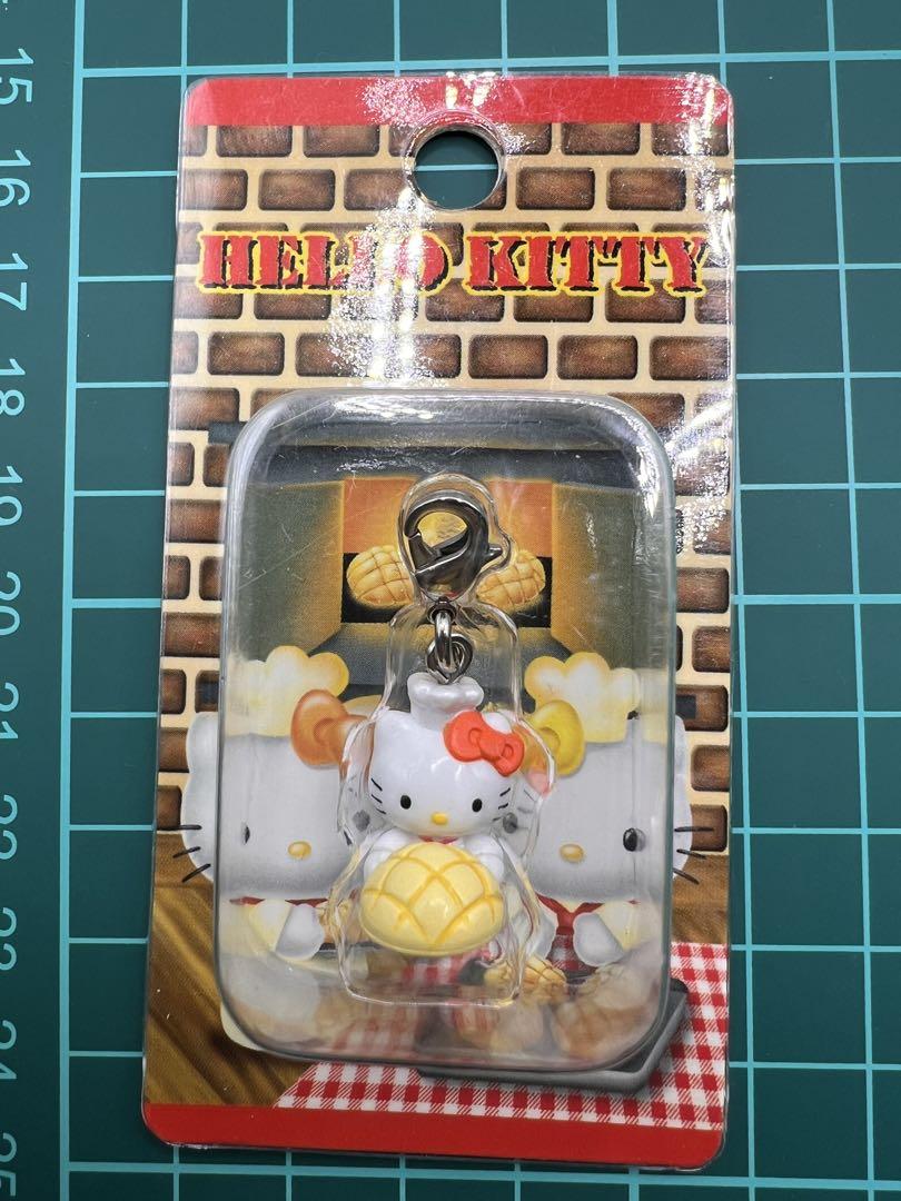 【未開封】　ベーカリーキティ　パン屋　3連キーホルダー　2005 サンリオ 2005年パン屋キティ ファスナーマスコット 根付け