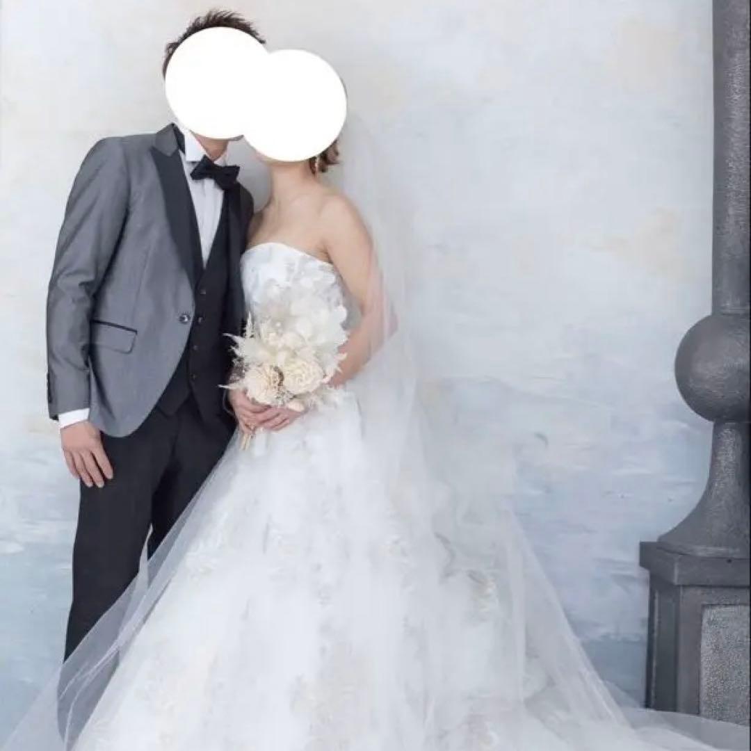 タキシード スーツ クラウディア 結婚式 二次会 グレー AM