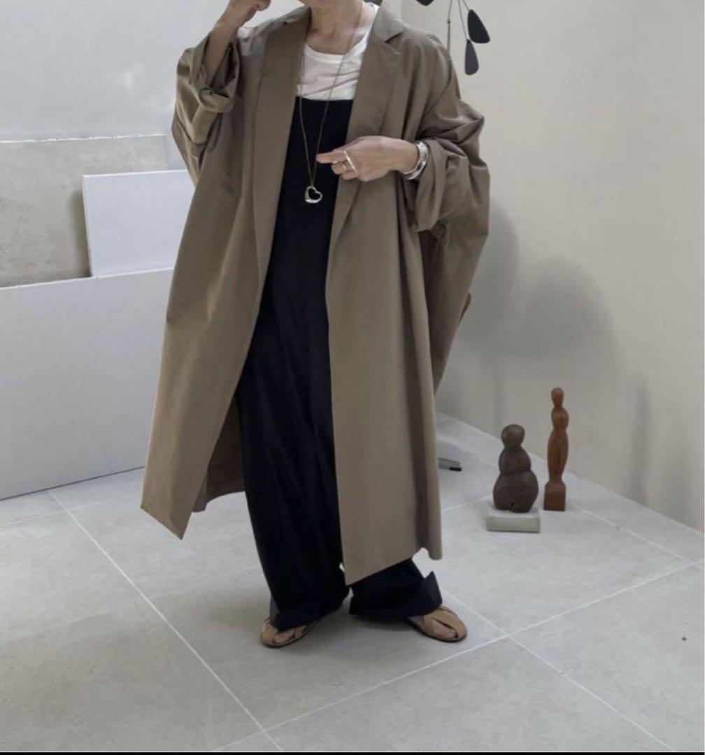 専用 ESSENTIAL WIDE OVER TRENCH COAT