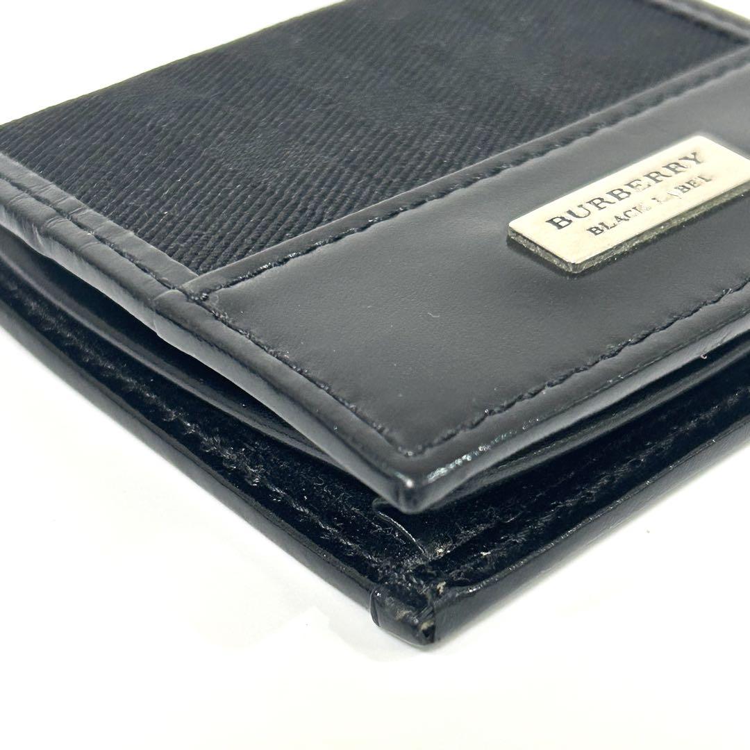 BURBERRY BLACK LABEL コインケース 小銭入れ　ブラック　箱付