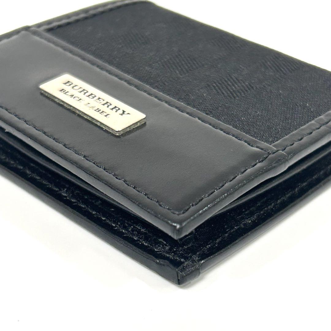 BURBERRY BLACK LABEL コインケース 小銭入れ　ブラック　箱付