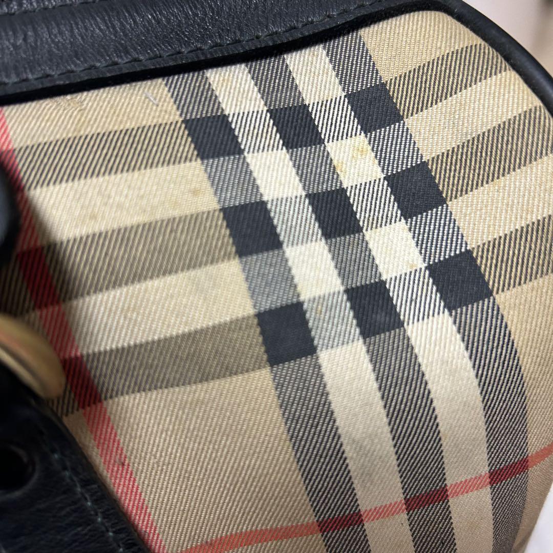 vintage a burberrys ボストンバッグ　ノバチェック