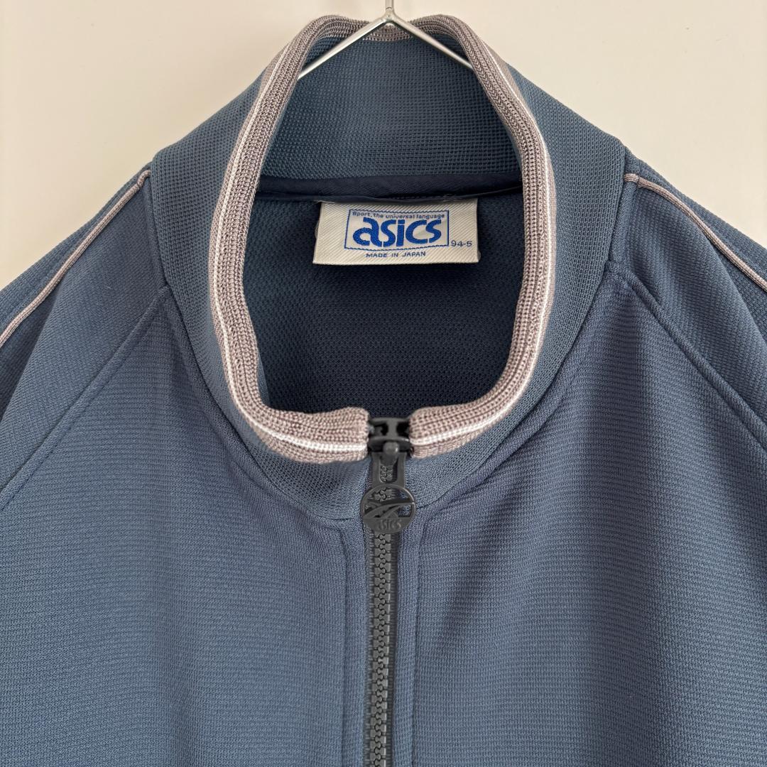 old　asics　トラックジャケット　ジャージ　刺繍ロゴ　ワンポイント　80ｓ