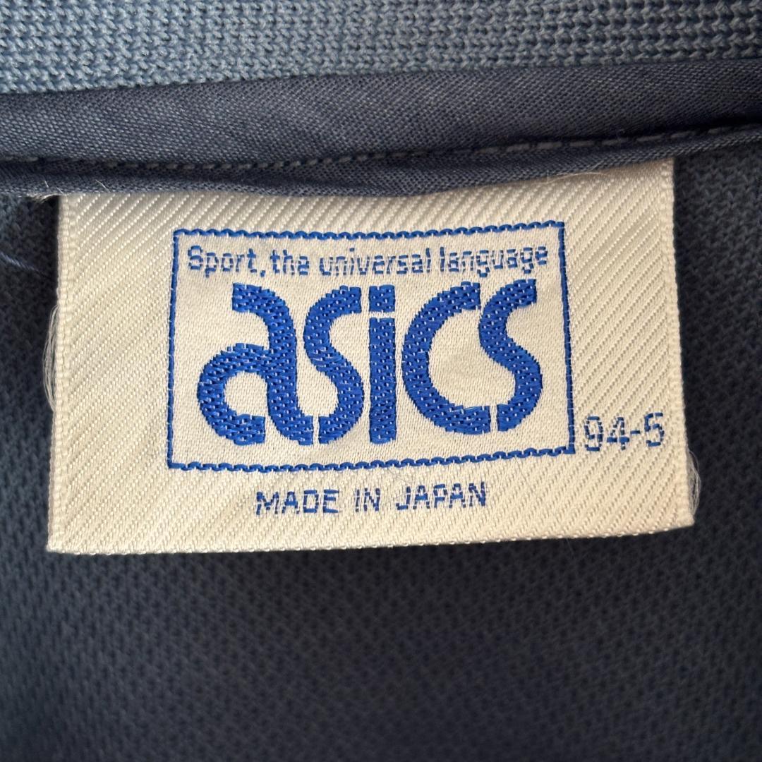 old　asics　トラックジャケット　ジャージ　刺繍ロゴ　ワンポイント　80ｓ