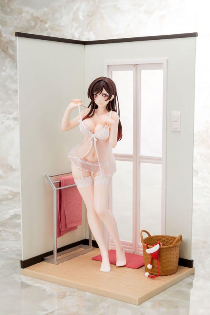 彼女、お借りします 水原千鶴 シースルーランジェリーフィギュア ホワイト