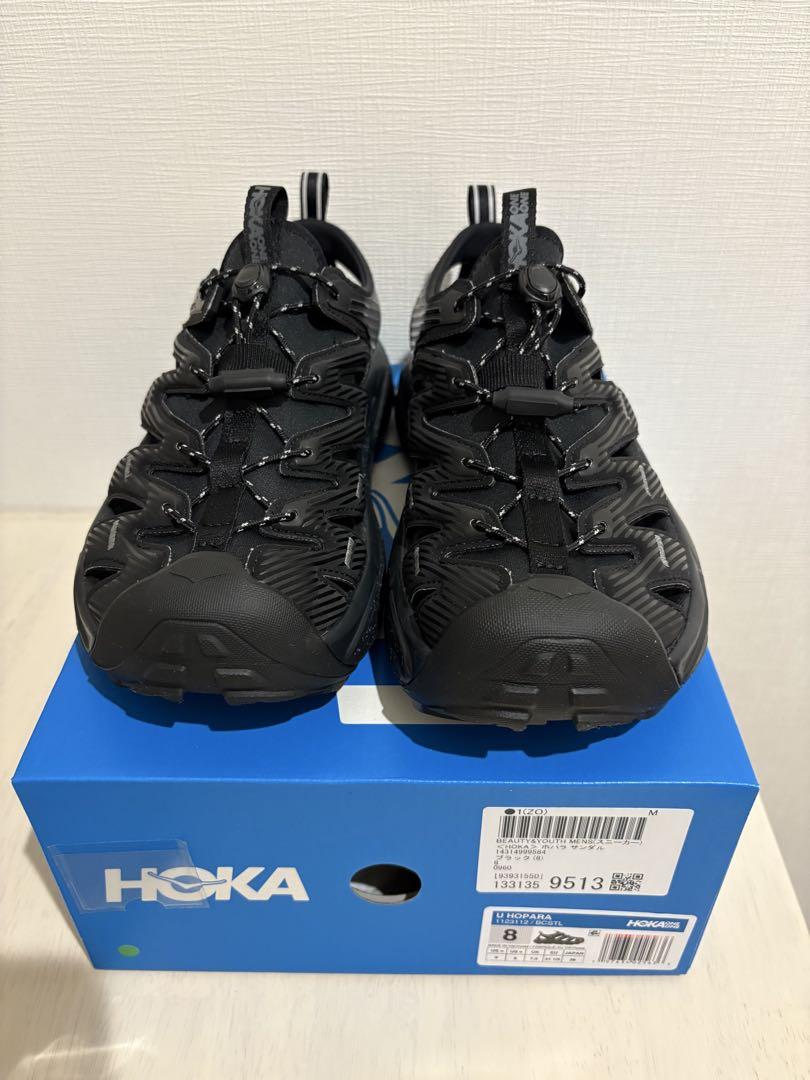 【極美品、新古品】スニーカー 「HOKA」 ホパラ サンダル メンズ　26センチ