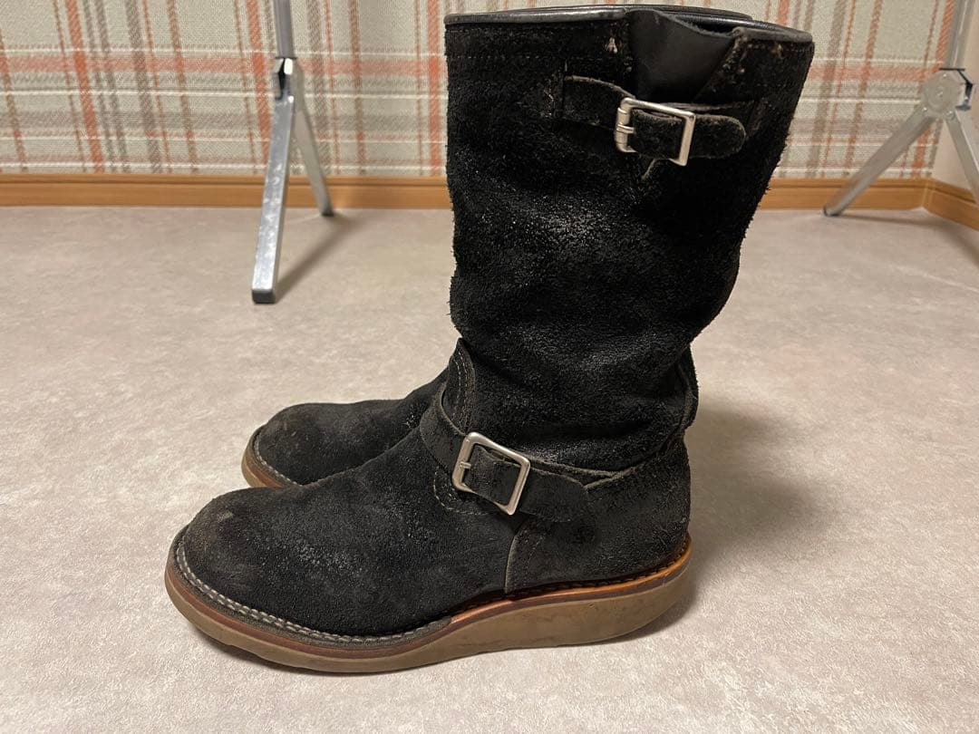 VIBERGヴァイバーグ エンジニアブーツラフアウトUK8.5D