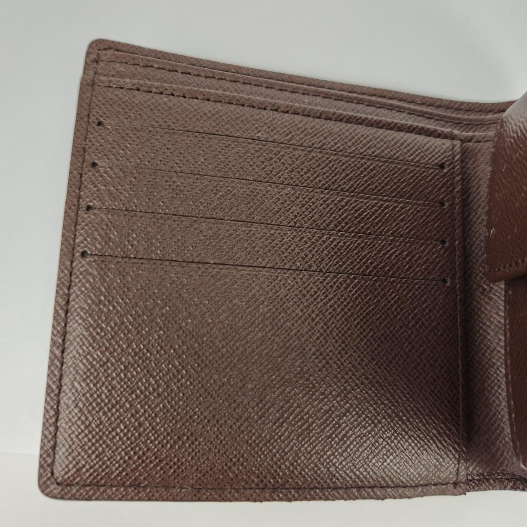 【新品】ルイ ヴィトン ポルトフォイユ・マルコ ダミエエベヌ N61675