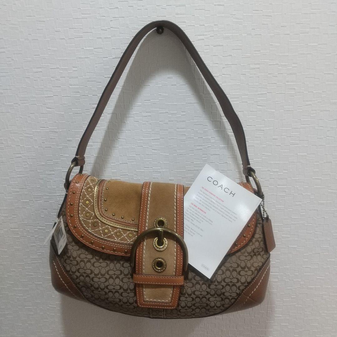 COACH 美品 ハンドバッグ ブラウン F11517
