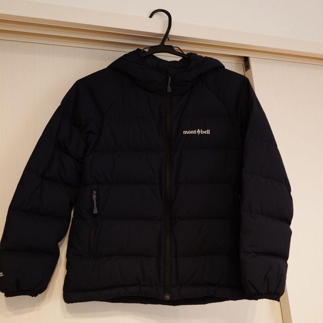 mont-bell キッズ ダウンコート 140 ブラック