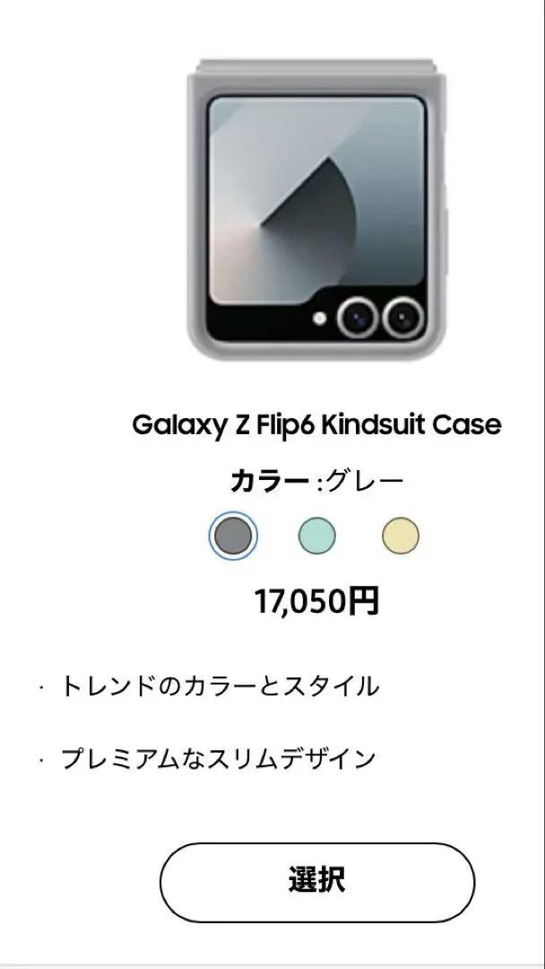 ギャラクシー Galaxy Z Flip6 Kindsuit Case