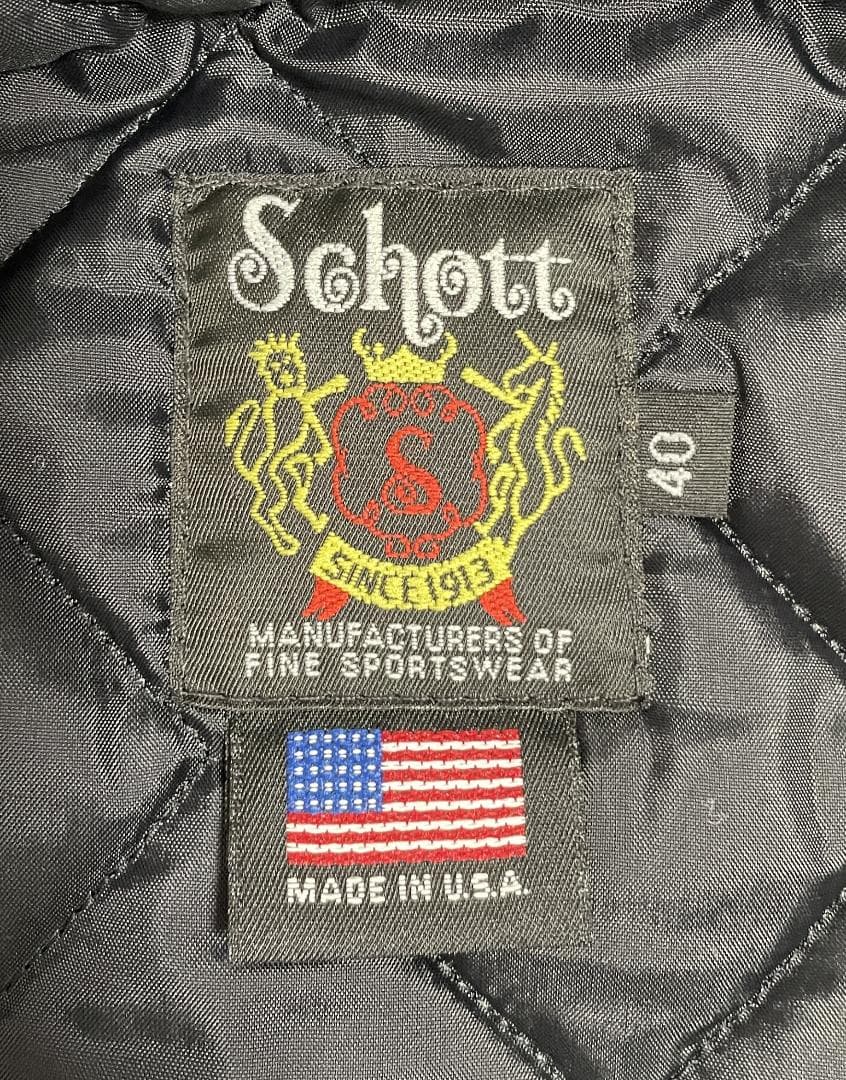 マ*ー様 【廃盤/舶来堂別注モデル】Schott 613RD ワンスター ダブル