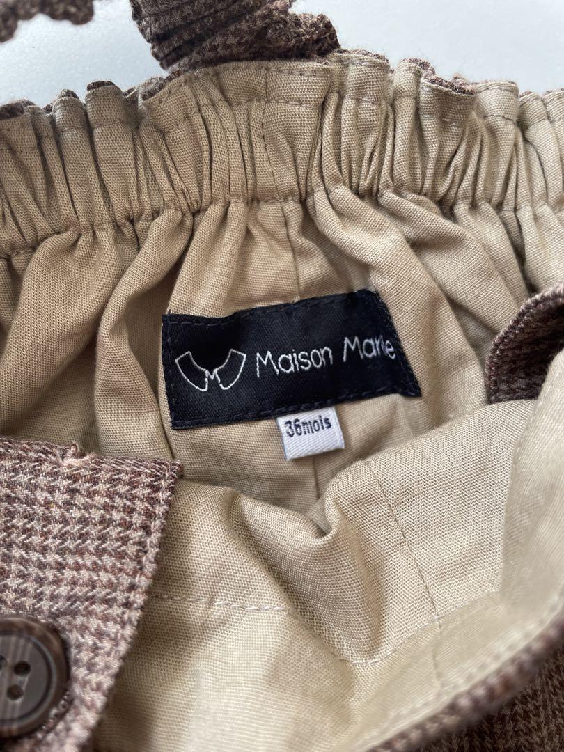 maison marelle サスペンダー付きブルマ 36m新着