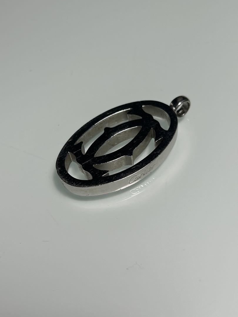 Cartier シルバー オーバル型チャーム