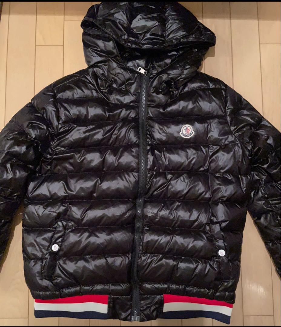 【T-ポイント5倍】 ダウンジャケット ブラック MONCLER フード付き メルカリ - ジャケット・アウター