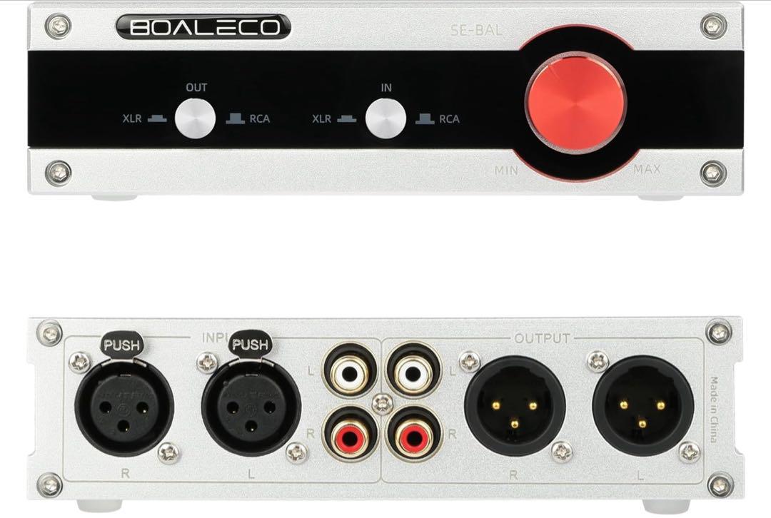 【新品】BOALECO SE-BAL RCA XLR オーディオ セレクター