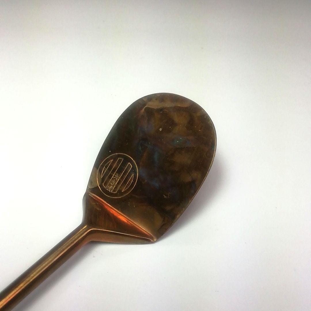 Ｓ３７５　灰匙一式　『六方式灰匙』『銅製』　共箱　茶道具